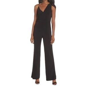 Forest Lily Jumpsuit Wide Leg Nordstrom Black Size Medium